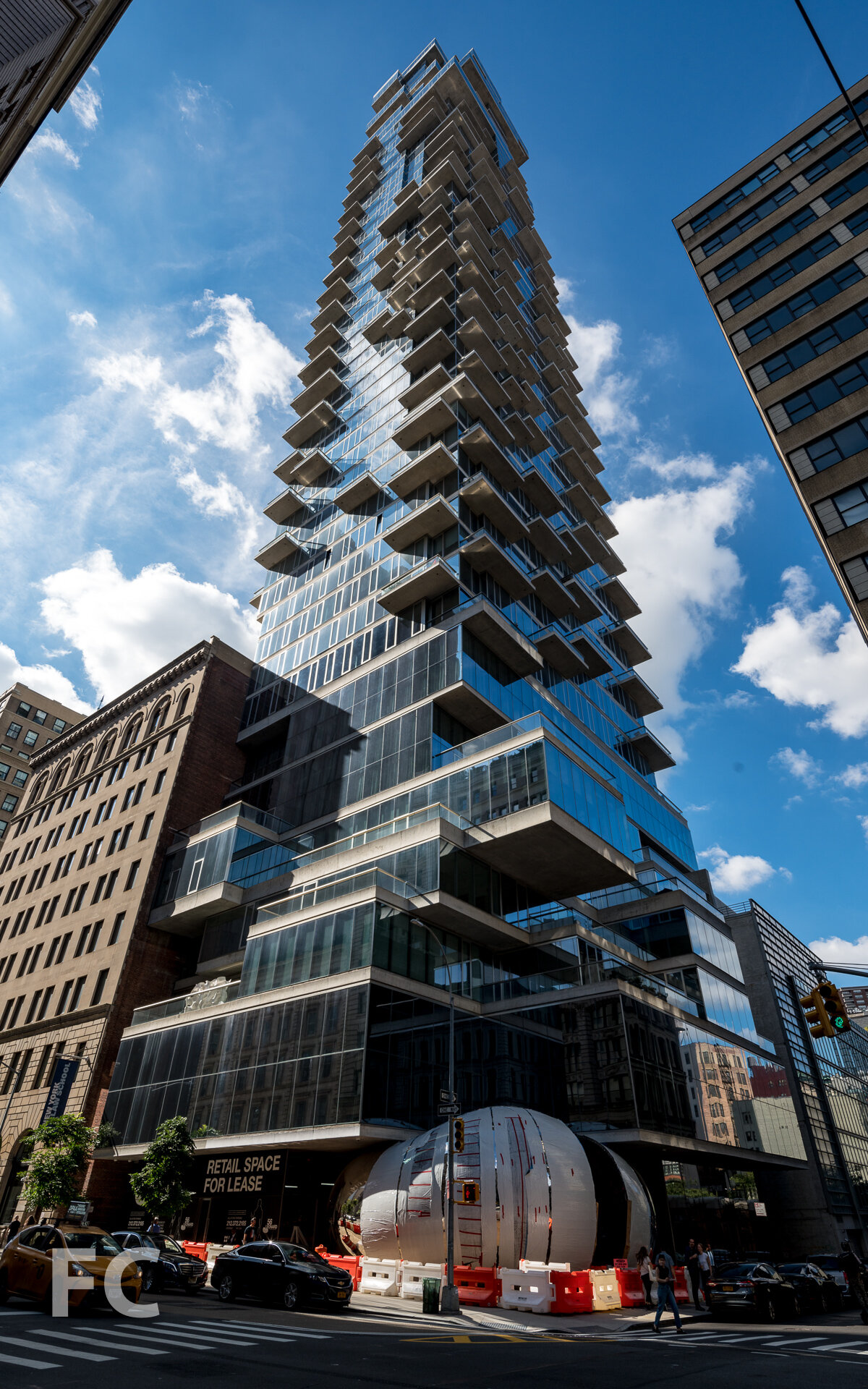 Construction Update: 56 Leonard Street - Anish Kapoor Sculpture